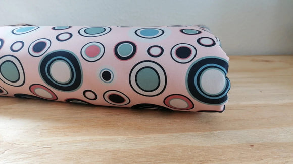 Softshell Hundedecke Kreise, rosa