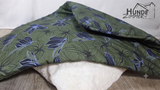 Baumwoll Hundedecke "Midnight Orchidee"