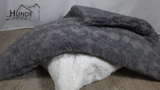 Limited Edition Luxury faux fur Waves Grey