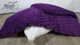 Luxury Faux fur Dark Purple ca. 50x70cm