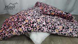 Kuschelfleece Hundedecke Leo rosa