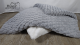 Luxury faux fur Silbergrau