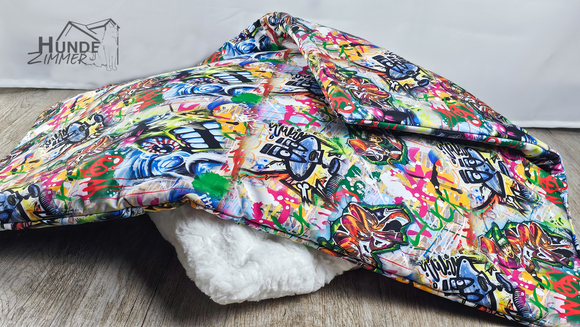 Softshell Hundedecke Comic