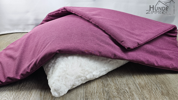 Softshell Hundedecke Uni - Beere