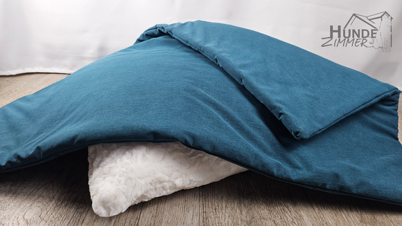 Softshell Hundedecke Uni - Petrol