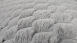 Luxury faux fur Silbergrau
